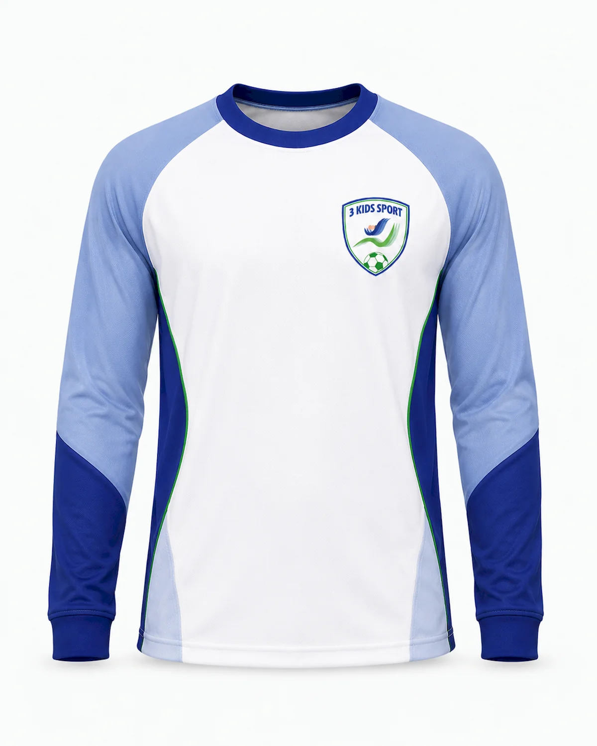 bluza-antrenament-copii-3-kids-sport-dynamic-alb-bleu Bluză Antrenament Copii 3 Kids Sport Dynamic Alb-Bleu