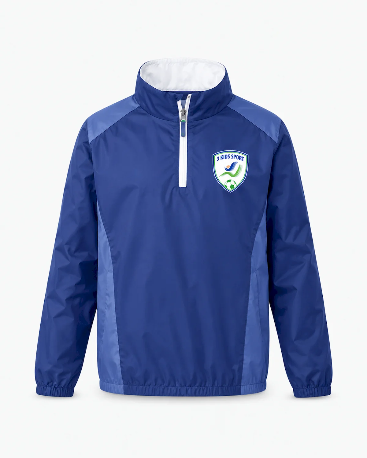 foita-ploaie-copii-3-kids-sport-alb-albastru-fermoar-scurt Foiță de ploaie copii 3 Kids Sport Alb-Albastru cu fermoar scurt