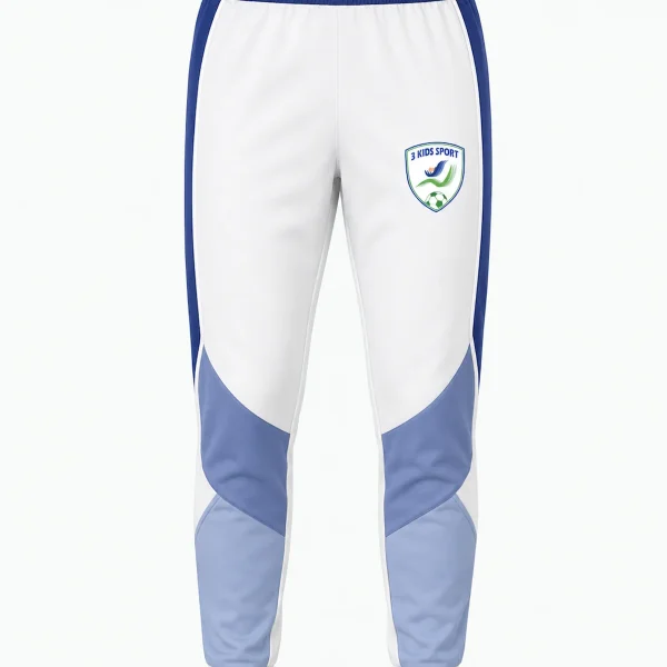 Pantaloni de Antrenament Fotbal Copii 3 Kids Sport – White & Blue